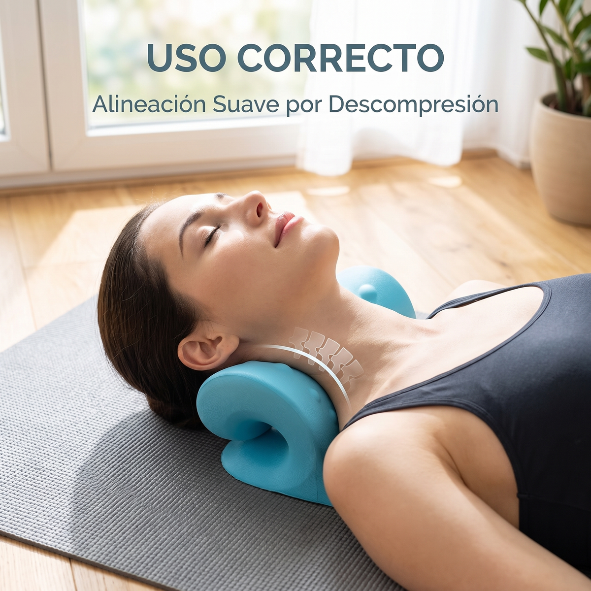Almohada cervical quiropráctica
