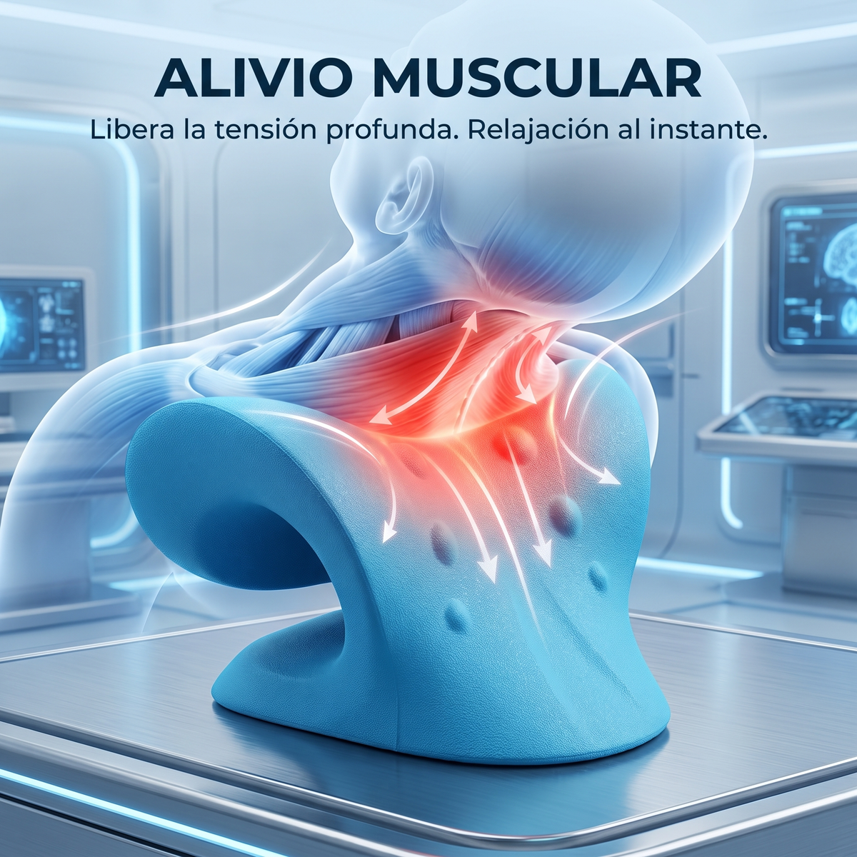 Almohada cervical quiropráctica