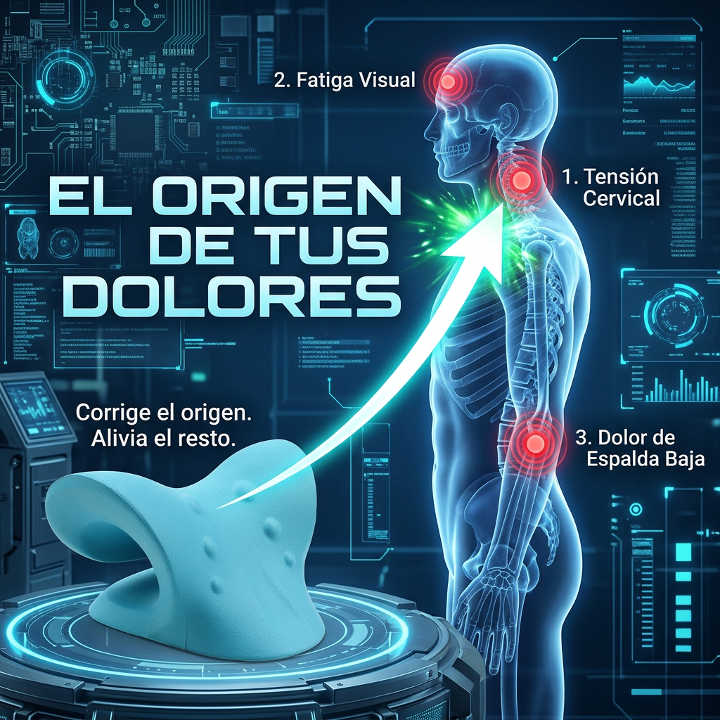 Almohada cervical quiropráctica