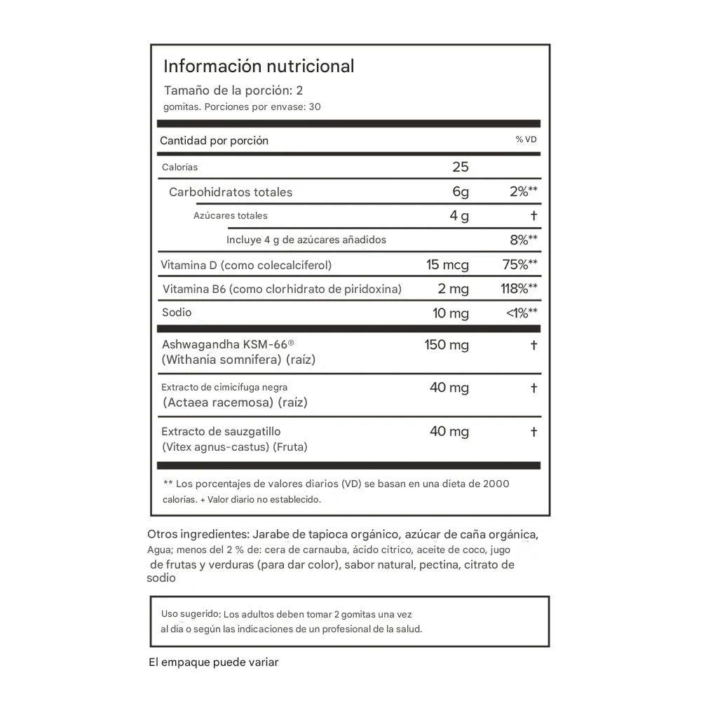 Vitaminas menopausia